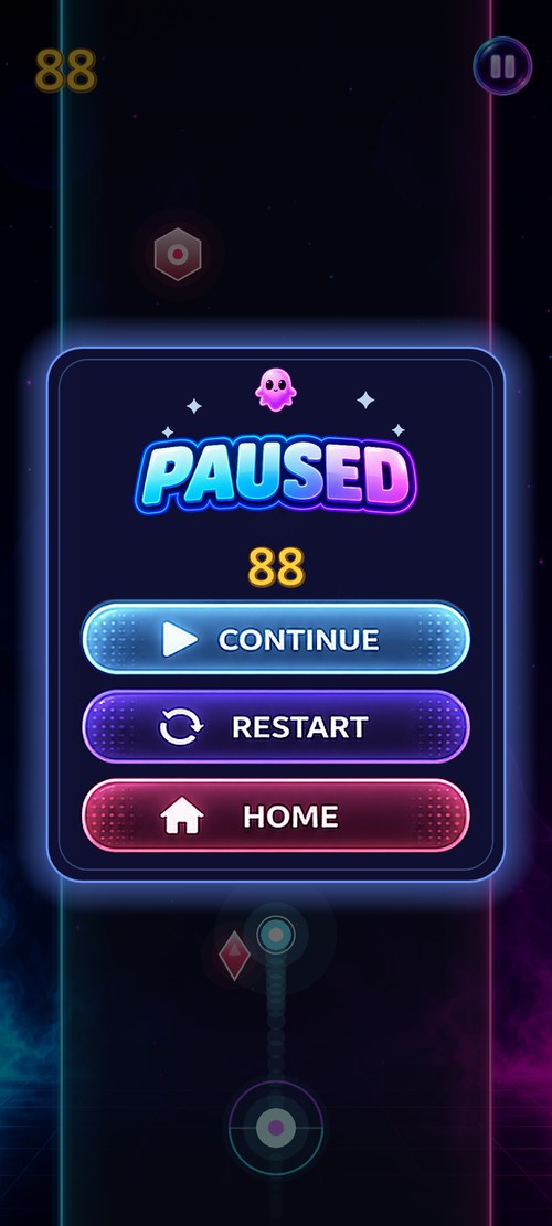 Ghostwake pause screen